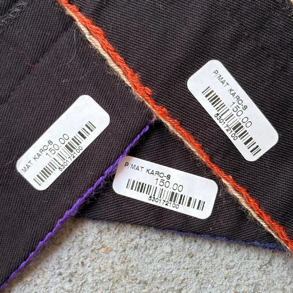 Kaross South Africa Hand Embroidered Shangaan Cloths Set of 3 Elephant Rhino Art